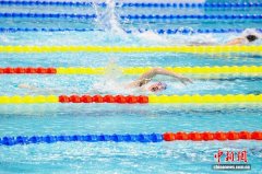 残特奥会游泳比赛:广东选手获得